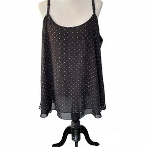 Torrid Top Size 3X Black with Gold Stars.